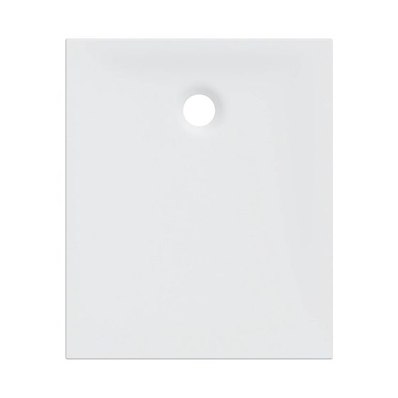Geberit Nemea Rechteckduschwanne 90x75x3,5cm, Mattweiß