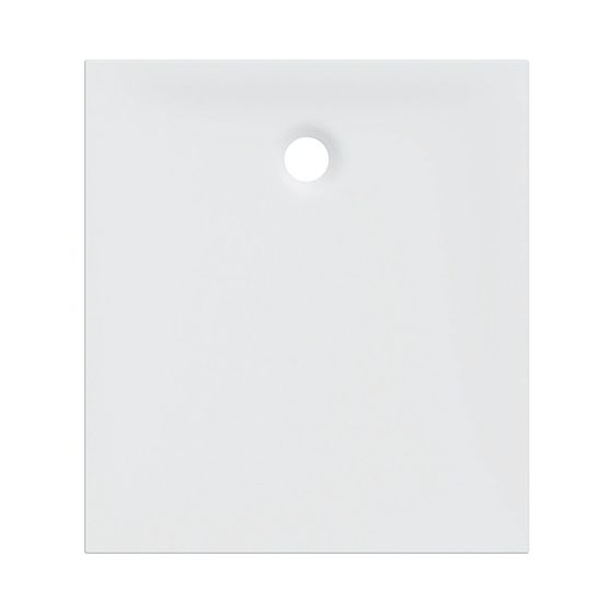 Geberit Nemea Rechteckduschwanne 100x90x3,5cm, Mattweiß
