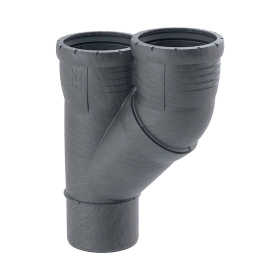 Geberit Silent-Pro Parallelabzweig 45 Grad d 90mm, d1 90mm