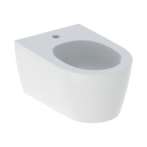 Geberit ONE Wandbidet geschlossene Form, Tiefe 54cm, Überlauf verdeckt, Weiß/KeraTect