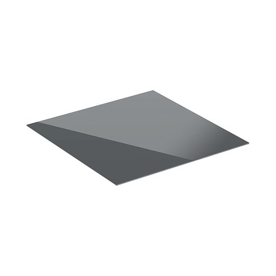 Geberit ONE Abdeckung für Seitenschrank und Seitenelement, Glas 45x0,6x46,5cm, lava, Glas