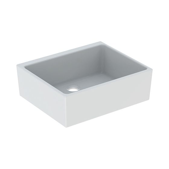 Geberit Publica Mehrzweckbecken ohne Überlauf, Breite 60cm, Tiefe 40cm, ohne Überlauf, Weiß