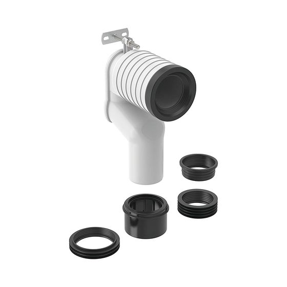Geberit Set P-Anschlussbogen für Stand-WC Außendurchmesser 90mm