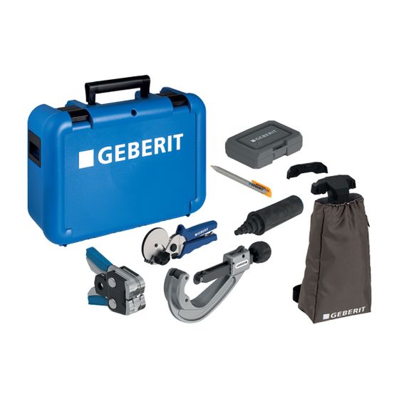 Geberit FlowFit Koffer bestückt mit Werkzeugen 10-P, 2 Kompatibilität, 16/20/25/32/40mm