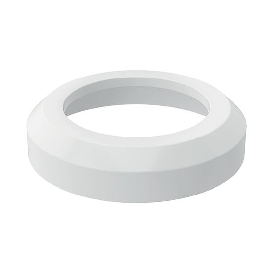 Geberit Wandrosette für Anschlussbogen 90° für WC Außendurchmesser 110mm, weiß-alpin