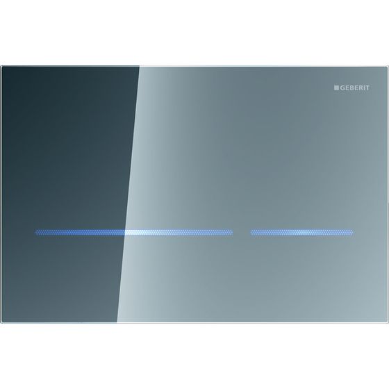 Geberit Sigma 80 Drückerplatte, 2-Mengen-Spülung, Square, 4,1V bis Baujahr 2022, Verspiegelt