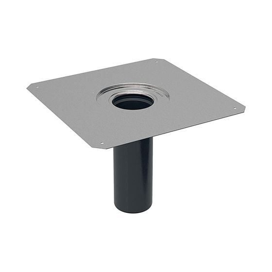 Geberit Pluvia Dampfsperrenanschluss Außendurchmesser 90mm, Anschluss Abdichtung Edelstahl 1,4301