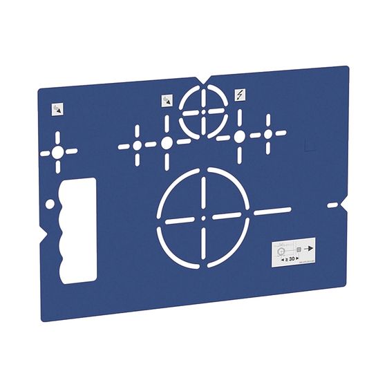 Geberit Bohrschablone für Wand-WC, Geberit AquaClean