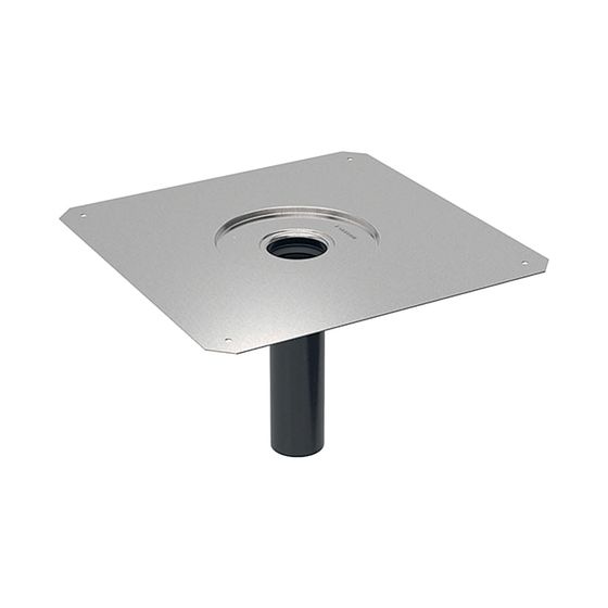 Geberit Pluvia Dampfsperrenanschluss Außendurchmesser 56mm, Anschluss Abdichtung Edelstahl 1,4301