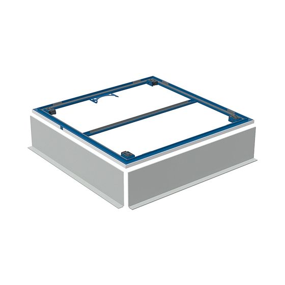 Geberit Installationsrahmen für Setaplano Duschfläche bis 100cm, für 4 Füße, Breite 75cm, Länge 90cm
