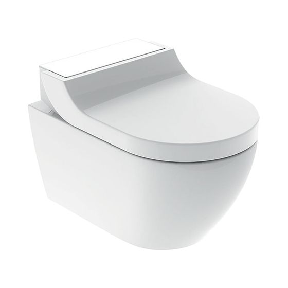 Geberit AquaClean Tuma Comfort Dusch-WC-Komplettanlage Wand-WC weiß/Glas