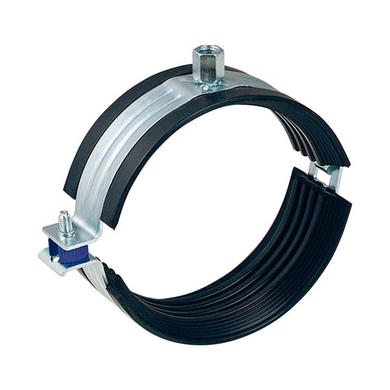 Geberit Rohrschelle gedämmt, mit Gewindemuffe M10/M12, Durchmesser 160mm