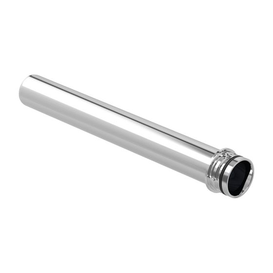 Geberit Anschlussstutzen mit O-Ring d 32mm, Hochglanz verchromt