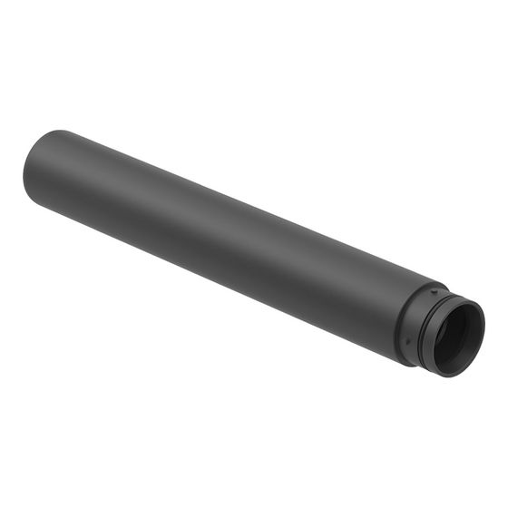 Geberit Anschlussstutzen mit O-Ring d 40mm, Mattschwarz