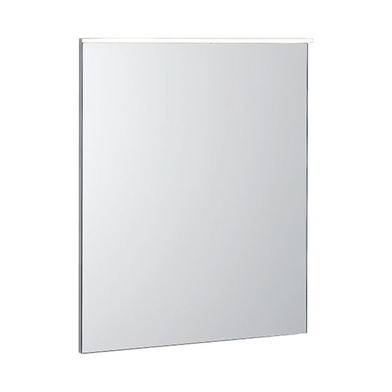 Geberit Xeno2 Lichtspiegel mit direkter, indirekter Beleuchtung, Breite 60cm, Höhe 71cm, Aluminium gebürstet