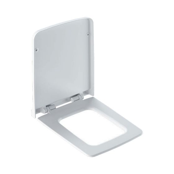 Geberit Xeno2 WC-Sitz mit Absenkautomatik, mit Quick-Release-Scharniere, Befestigung von oben, Weiß/glänzend