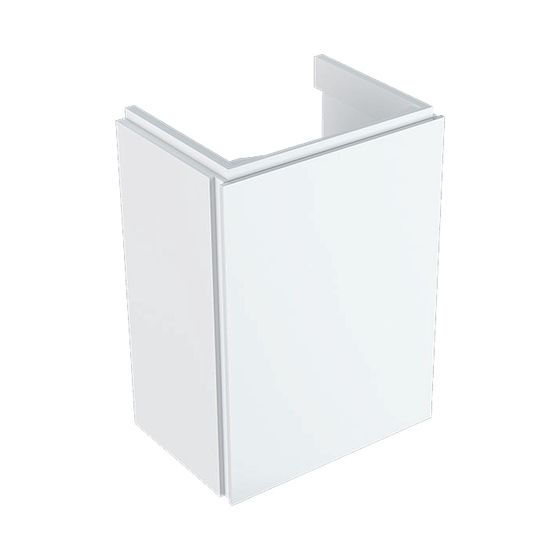 Geberit Xeno2 Unterschrank für Handwaschbecken, mit 1 Tür, 38x52,5x26,5cm, Weiß lackiert hochglänzend