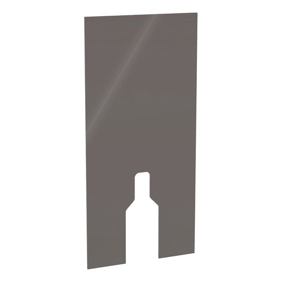 Geberit Frontverkleidung für Geberit Monolith Sanitärmodul für Stand-WC, Höhe 101cm, Umbra/Glas
