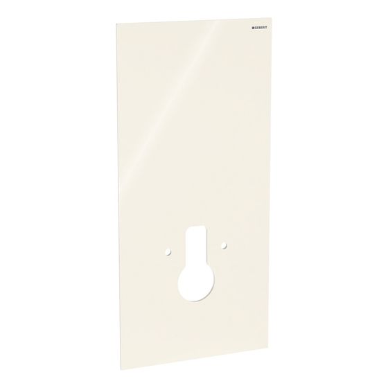 Geberit Frontverkleidung für Geberit Monolith Sanitärmodul für Wand-WC Höhe 101cm, WC-Befestigungsbreite 18cm, Sandgrau/Glas