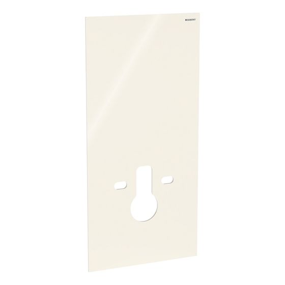 Geberit Frontverkleidung für Geberit Monolith Sanitärmodul für Wand-WC H 101cm, WC-Befestigungsbreite 18, 23cm, Sandgrau/Glas