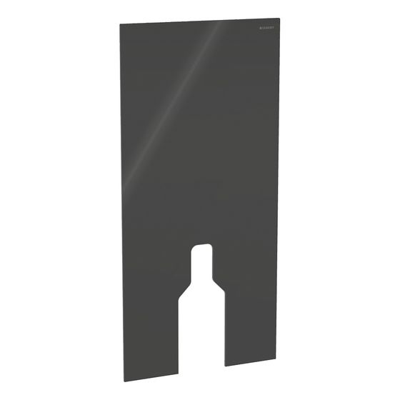 Geberit Frontverkleidung für Geberit Monolith Sanitärmodul für Stand-WC, Höhe 101cm, Lava/Glas