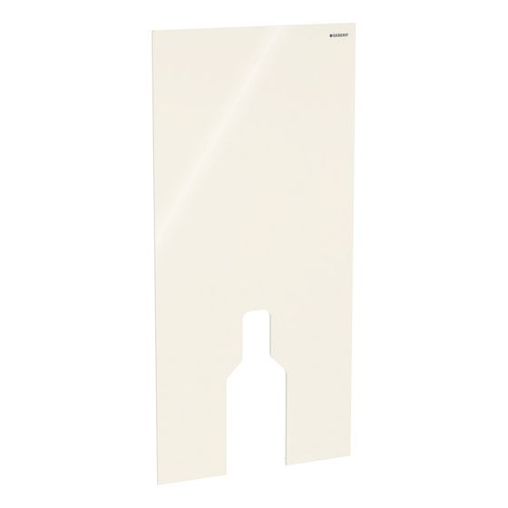 Geberit Frontverkleidung für Geberit Monolith Sanitärmodul für Stand-WC, Höhe 101cm, Sandgrau/Glas