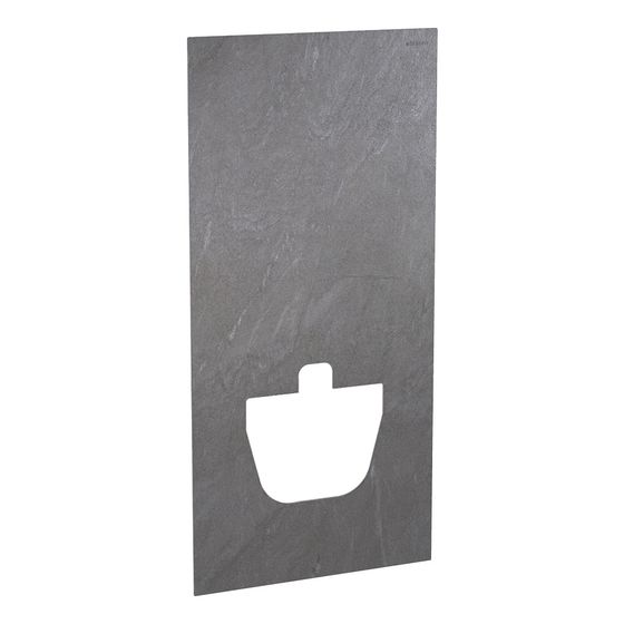 Geberit Frontverkleidung für Geberit Monolith Sanitärmodul für Wand-WC, H 101cm, WC-Befestigungsbreite 18, 23cm Schieferoptik