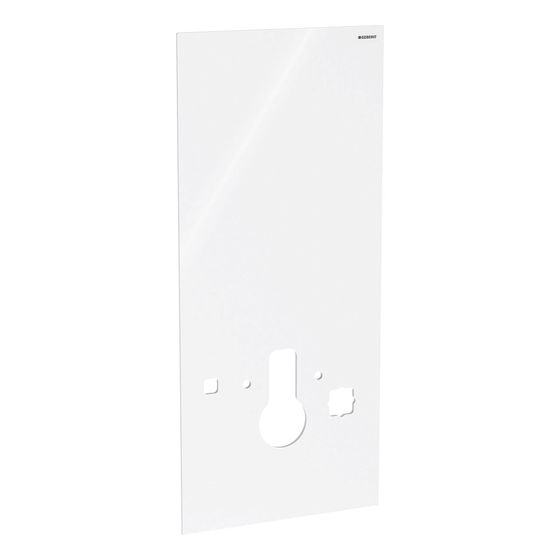 Geberit Frontverkleidung für Geberit Monolith Sanitärmodul für Geberit AquaClean 8000/8000plus, 114cm, Weiß/Glas