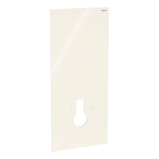 Geberit Frontverkleidung für Geberit Monolith Sanitärmodul für Wand-WC, Höhe 114cm, Sandgrau/Glas