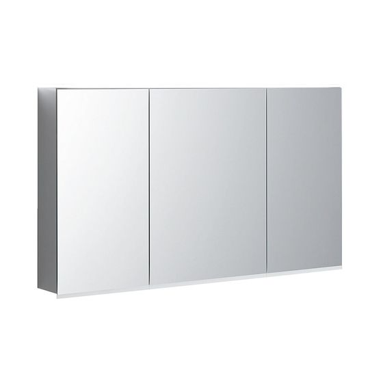 Geberit Option Plus Spiegelschrank m. Beleuchtung u. 3 Türen, 120x70x17,2cm, CEE 7/4, 7/3, verspiegelt