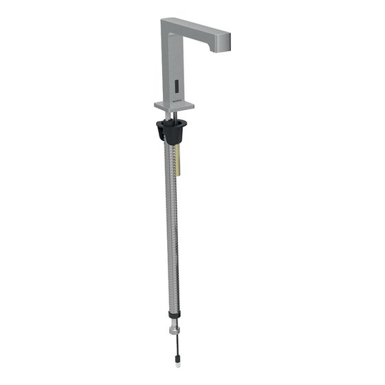Geberit Brenta Waschtischarmatur, Standmontage, Edelstahl gebürstet, easy-to-clean