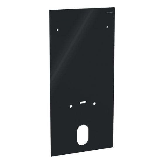Geberit Frontverkleidung für Geberit Monolith Sanitärmodul für Bidet, Höhe 101cm, Schwarz/Glas