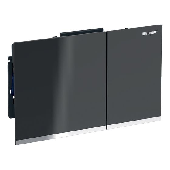 Geberit Sigma 60 Drückerplatte, 2-Mengen-Spülung Lava, verspiegelt, Hochglanz verchromt