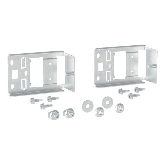 Geberit Set Befestigungswinkel für Rohbaubox für Geberit ONE Spiegelschrank mit Höhe 90cm