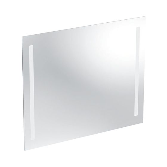 Geberit Option Basic Lichtspiegel Beleuchtung beidseitig, Breite 80cm, Höhe 65cm, weiß