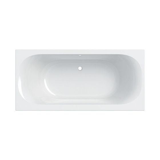 Geberit Soana Rechteckbadewanne schmaler Rand, Duo 190x90cm, Gesamtvolumen 271l