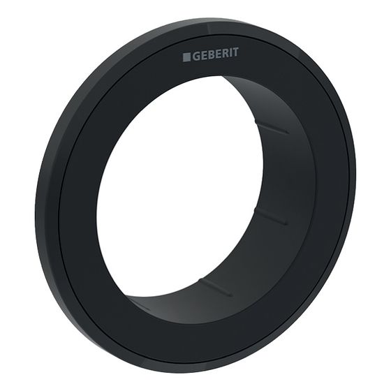 Geberit Typ 10 Rosette für Fernbetätigung Round, Möbeldrücker, Mattschwarz