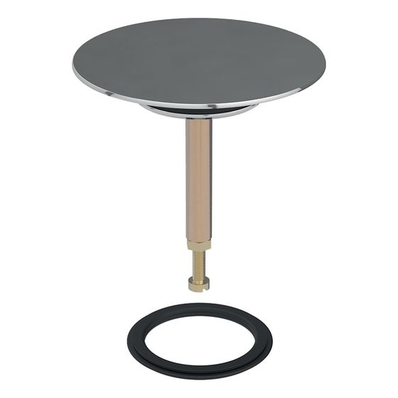 Geberit Ventilstopfen d 72mm, 35x5,5 für Badewanne Ablauf, verchromt