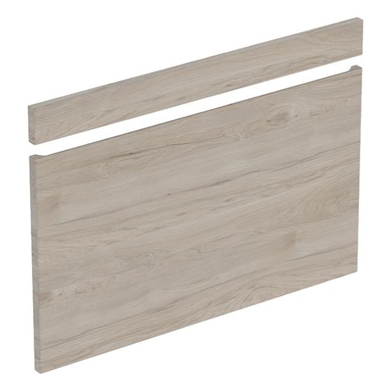 Geberit Renova Plan Set Fronten für Unterschrank für Waschtisch, ab Baujahr 2021, B 90cm Nussbaum hickory hell/Folie struktur.