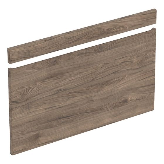 Geberit Renova Plan Set Fronten für Unterschrank für Waschtisch, ab Baujahr 2021, B 100cm Nussbaum hickory/Folie strukturiert