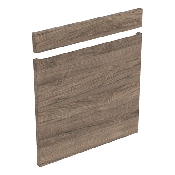 Geberit Renova Plan Set Fronten für Unterschrank für Waschtisch, ab Baujahr 2021, Breite 60cm, Nussbaum hickory/Folie struktur