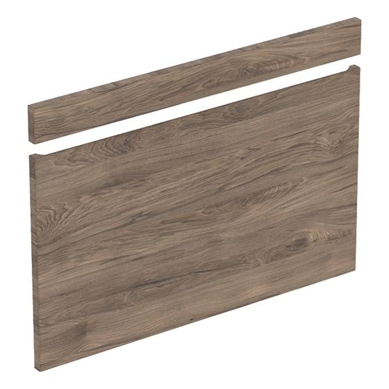 Geberit Renova Plan Set Fronten für Unterschrank für Waschtisch, ab Baujahr 2021, B 90cm, Nussbaum hickory/Folie strukturiert