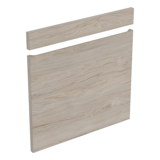 Geberit Renova Plan Set Fronten für Unterschrank für Waschtisch, ab Baujahr 2021, B 65cm Nussbaum hickory hell/Folie struktur.