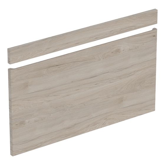 Geberit Renova Plan Set Fronten für Unterschrank für Waschtisch, ab Baujahr 2021, B 100cm Nussbaum hickory hell/Folie struktur