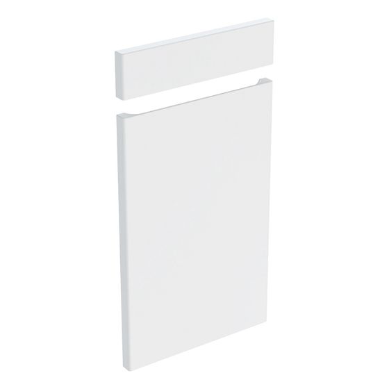 Geberit Renova Plan Set Fronten für Unterschrank für Handwaschbecken, ab Baujahr 2021, B 36cm, Weiß lackiert hochglänzend