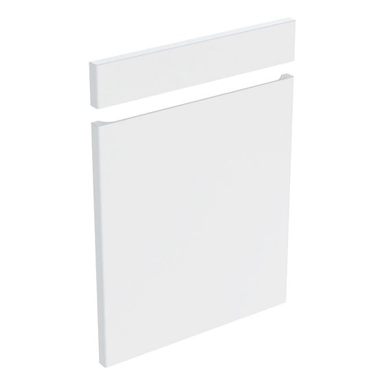 Geberit Renova Plan Set Fronten für Unterschrank für Handwaschbecken, ab Baujahr 2021, B 50cm, Weiß lackiert hochglänzend