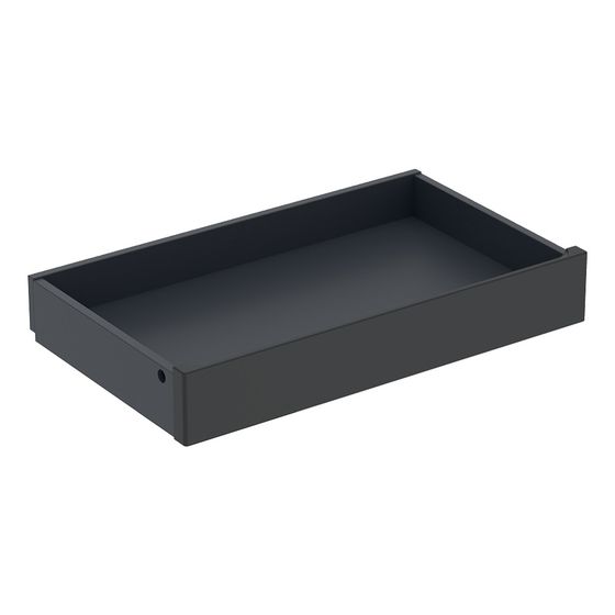 Geberit Renova Plan Innenschublade für Unterschrank für Waschtisch, ab Baujahr 2021, Breite 65cm, Lava lackiert matt