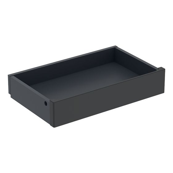 Geberit Renova Plan Innenschublade für Unterschrank für Waschtisch, ab Baujahr 2021, Breite 55cm, Lava lackiert matt