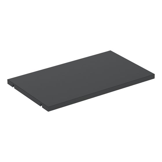 Geberit Renova Plan Einlegeboden für Unterschrank für Handwaschbecken, ab Baujahr 2021, Breite 50cm, Lava lackiert matt