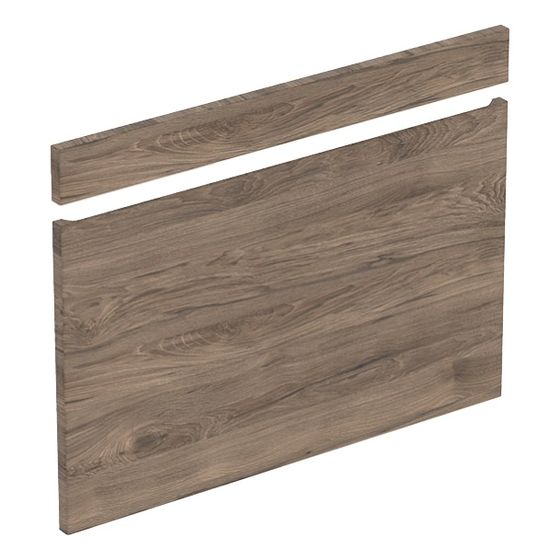 Geberit Renova Plan Set Fronten für Unterschrank für Möbelwaschtisch, ab Baujahr 2021, B 80cm Nussbaum hickory/Folie struktur